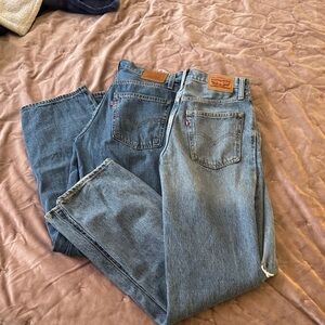 Levi's Light & Medium Blue Denim Jeans Duo